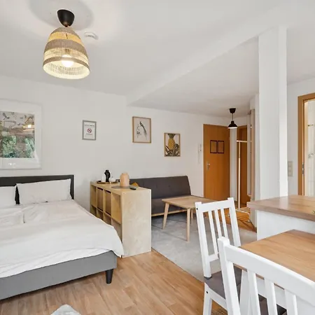 Apartman Jenapartments Studio Am Bahnhof - Zentral, Terrasse