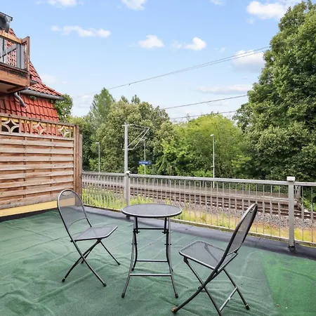Jenapartments Studio Am Bahnhof - Zentral, Terrasse Apartman